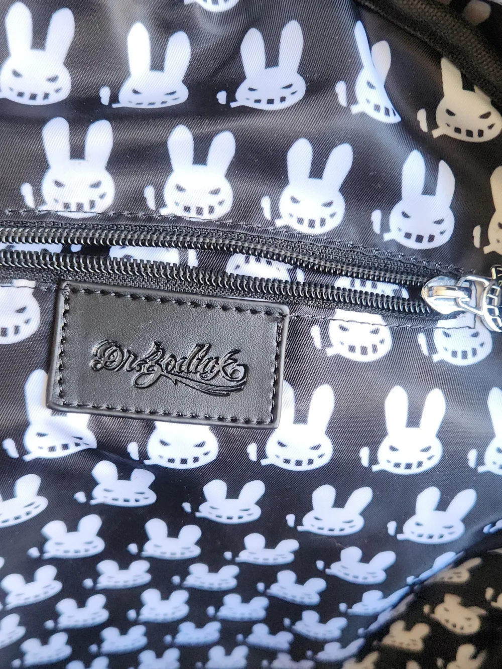 Dr. Zodiak's Moonrock Leather Backpack Black Limited Release Designer Bag